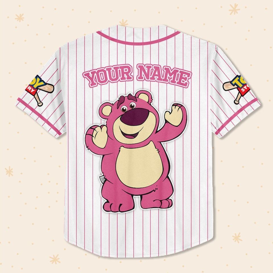 Personalized Disney Toy Story Lotso Baseball Jersey