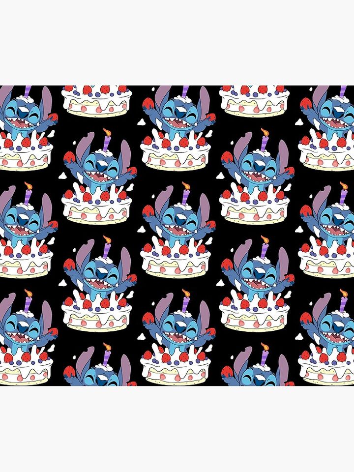 Happy Birthday Stitch Disney Tapestry