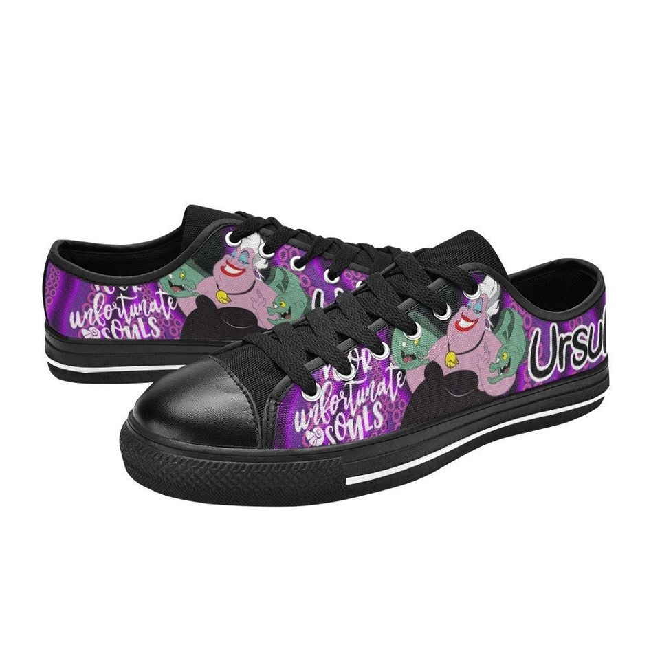 Ursula Low Top Shoes Sneakers Disney Low Sneakers