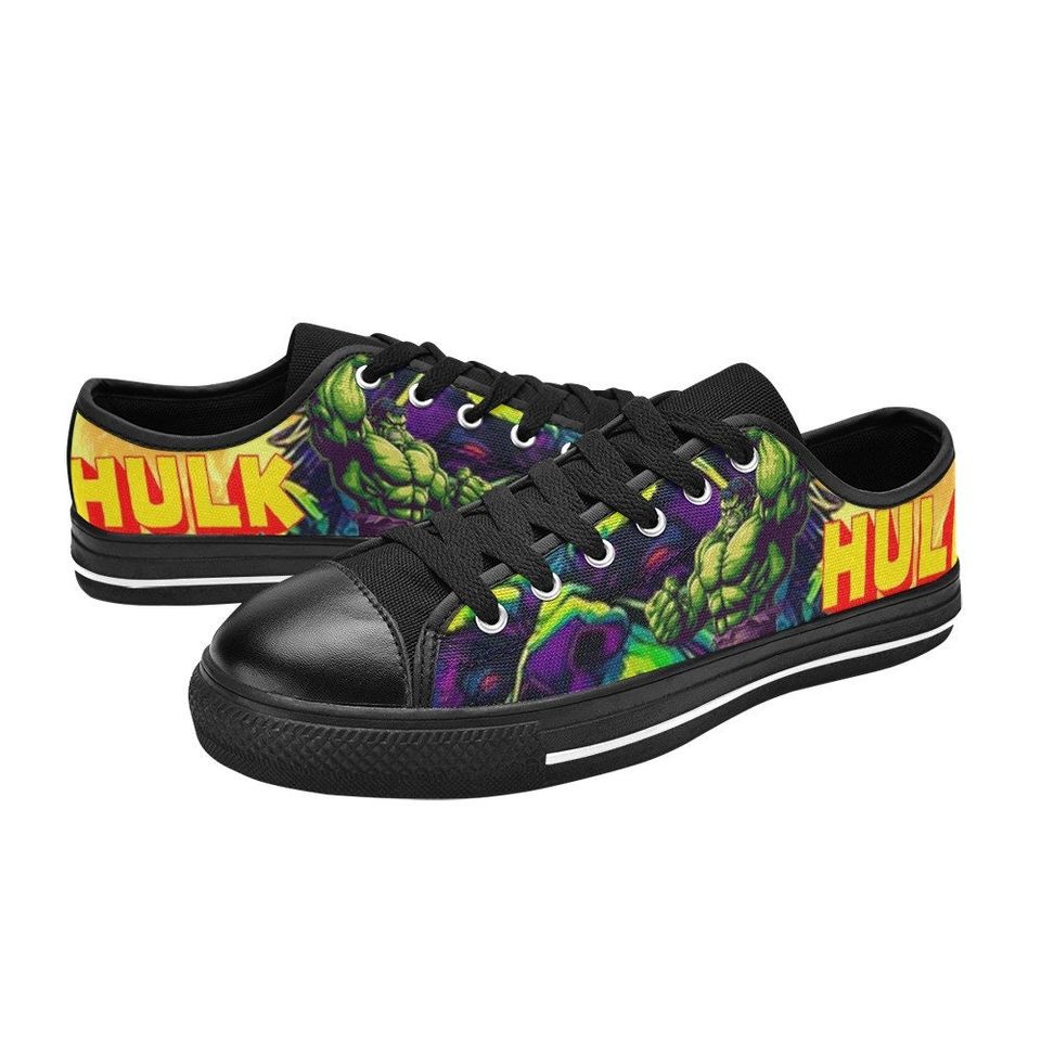 Hulk Low Top Shoes Sneakers Disney Low Sneakers