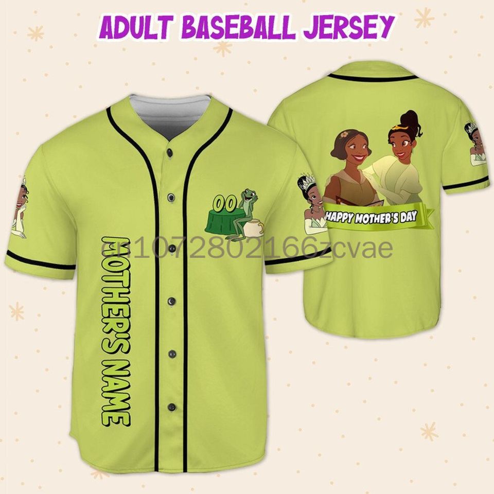 2024 New Disney Princess Tiana Baseball Jersey
