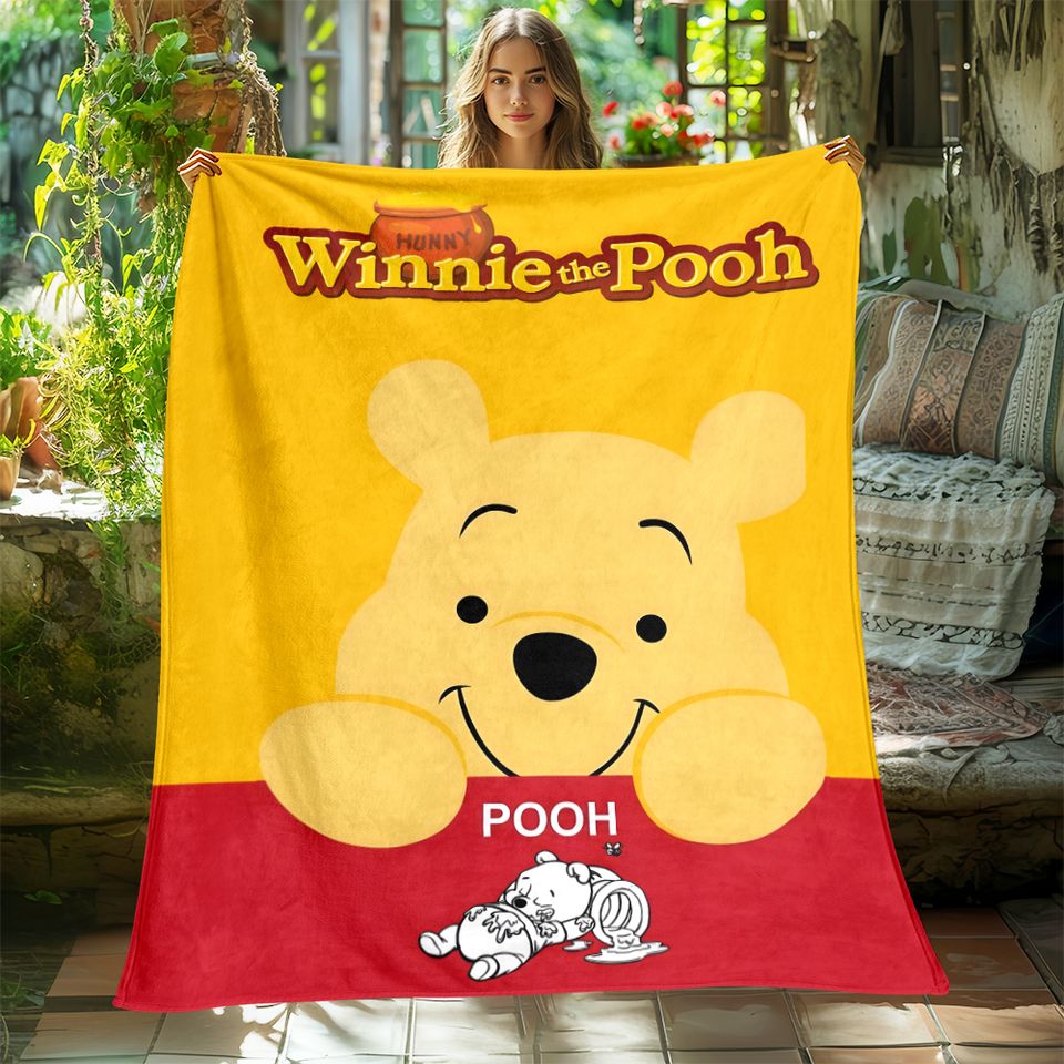 DisneyWinnie The Pooh Print Four Seasons Blanket
