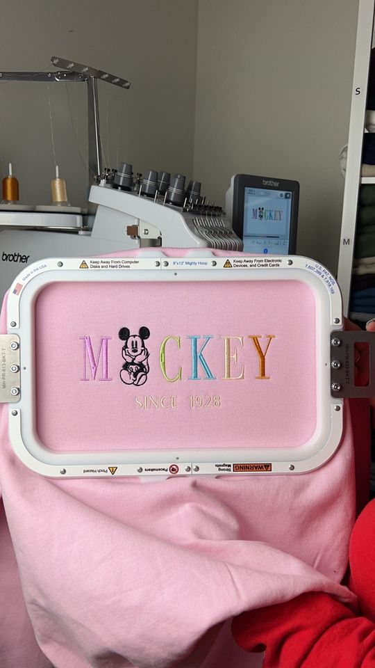 Mickey Mouse Hoodie , Disneyland, custom embroidered Hoodie