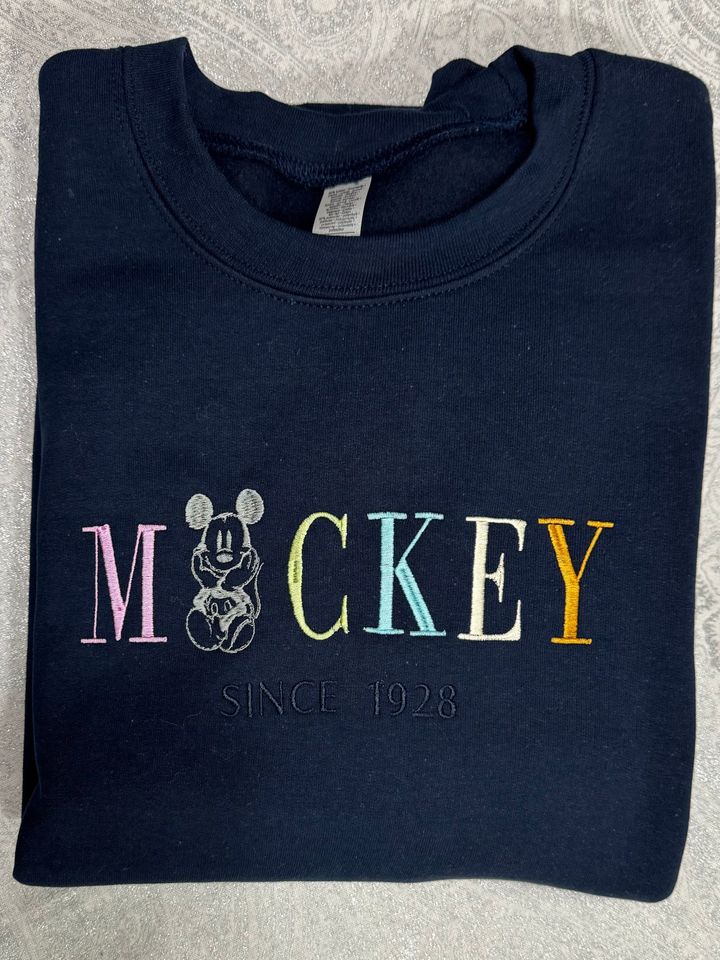 Mickey Mouse Hoodie , Disneyland, custom embroidered Hoodie