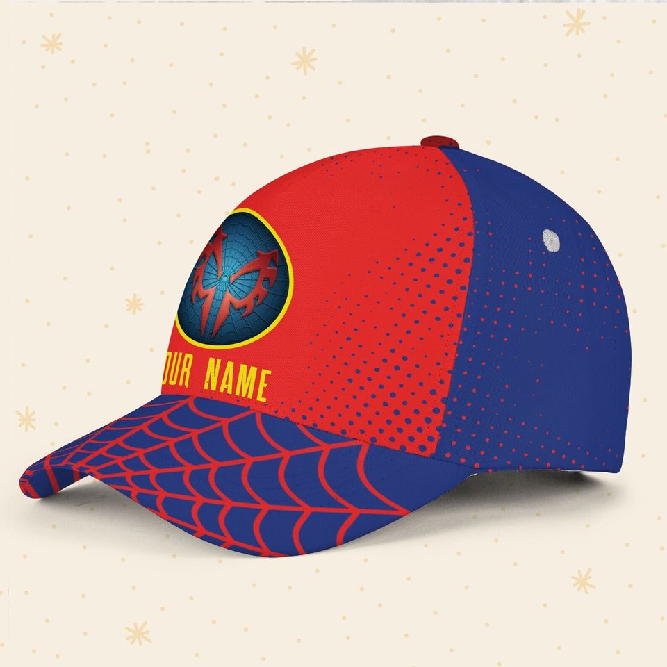 Custom Spiderman 2099 Logo Cap, Disney Castle Family Baseball Cap