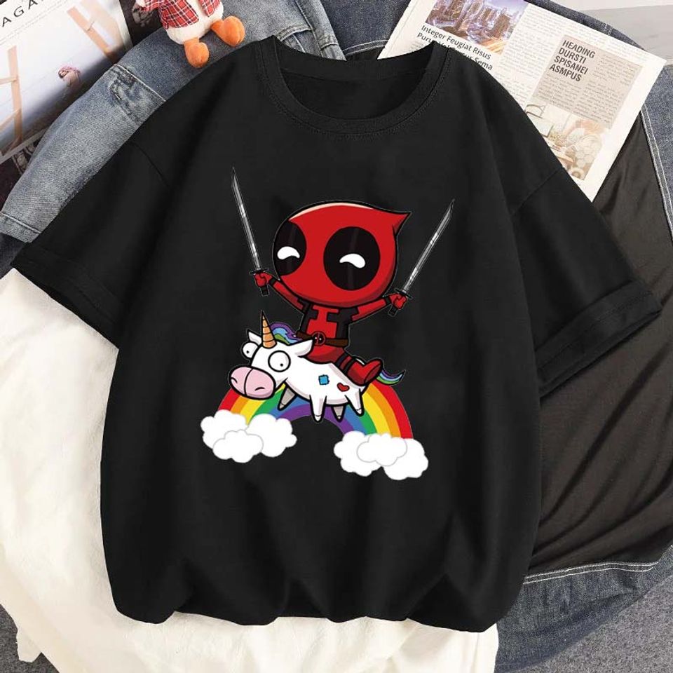 Disney Marvel Deadpool Graphic Printed T Shirt