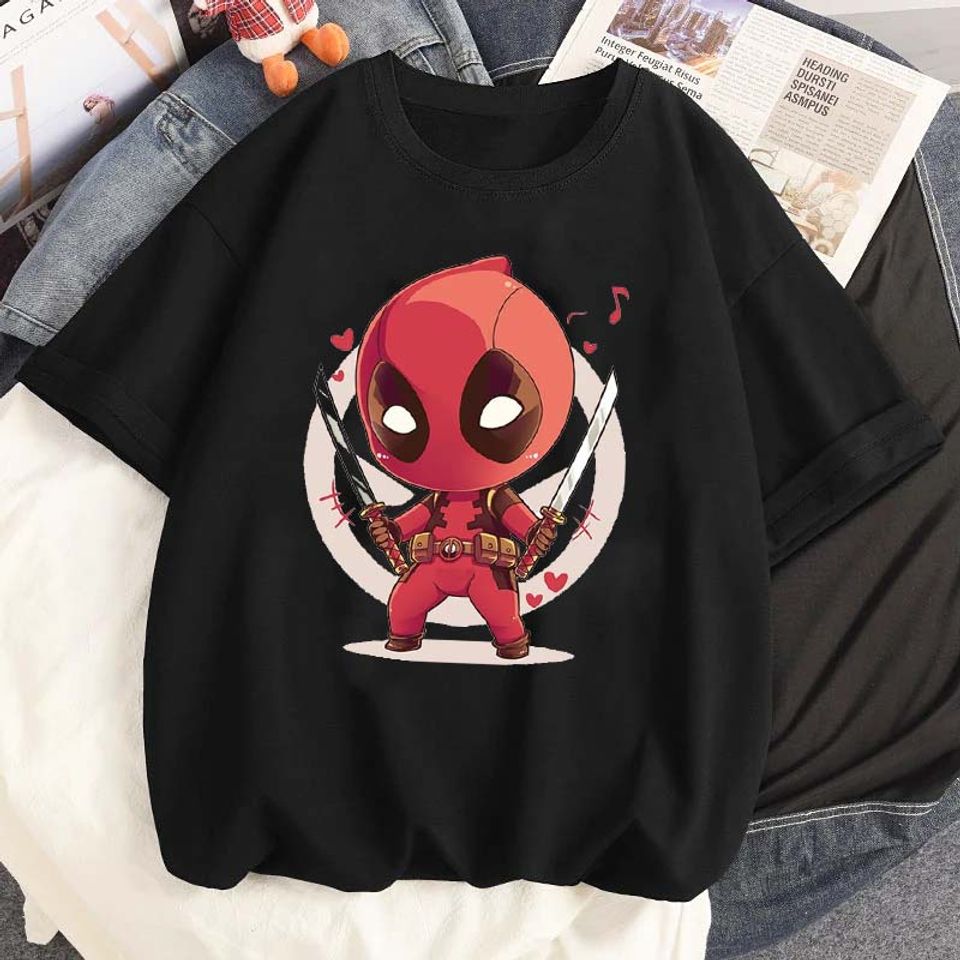 Disney Marvel Deadpool Graphic Printed T Shirt