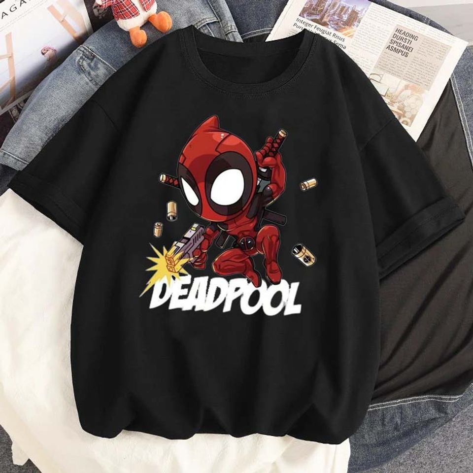 Disney Marvel Deadpool Graphic Printed T Shirt