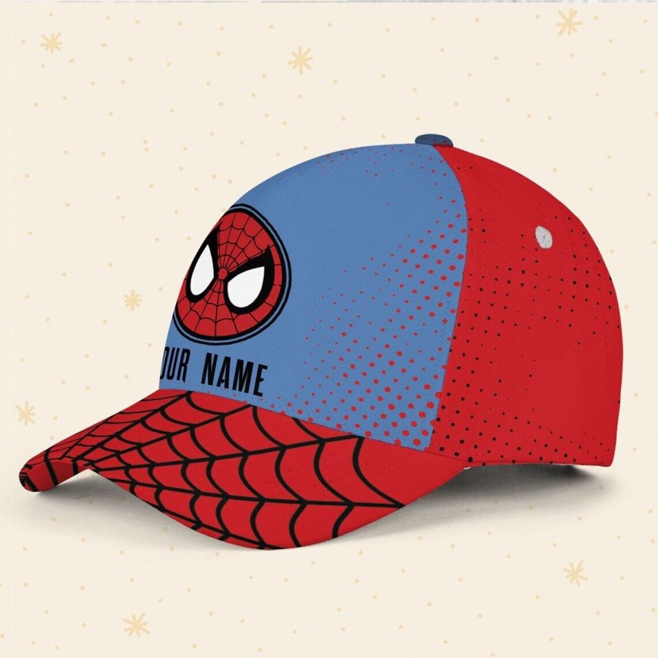 Custom Spiderman Peter B Parker Logo Cap, Custom Disney Hat, Spiderman Baseball Cap