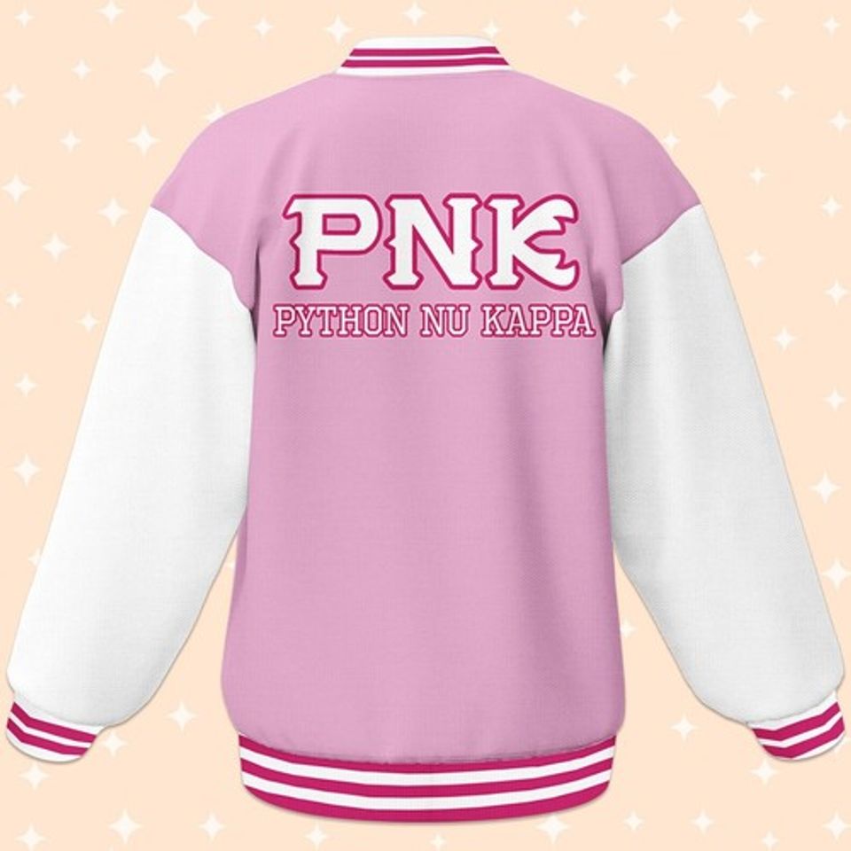 Custom Monster University PNK Basic Varsity Jacket, Baseball Outfit Disney gift