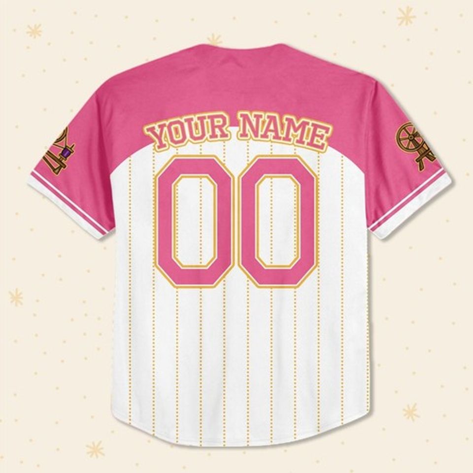 Custom Disney Princess Aurora Sleeping Beauty, Custom Kids, Baseball Jersey