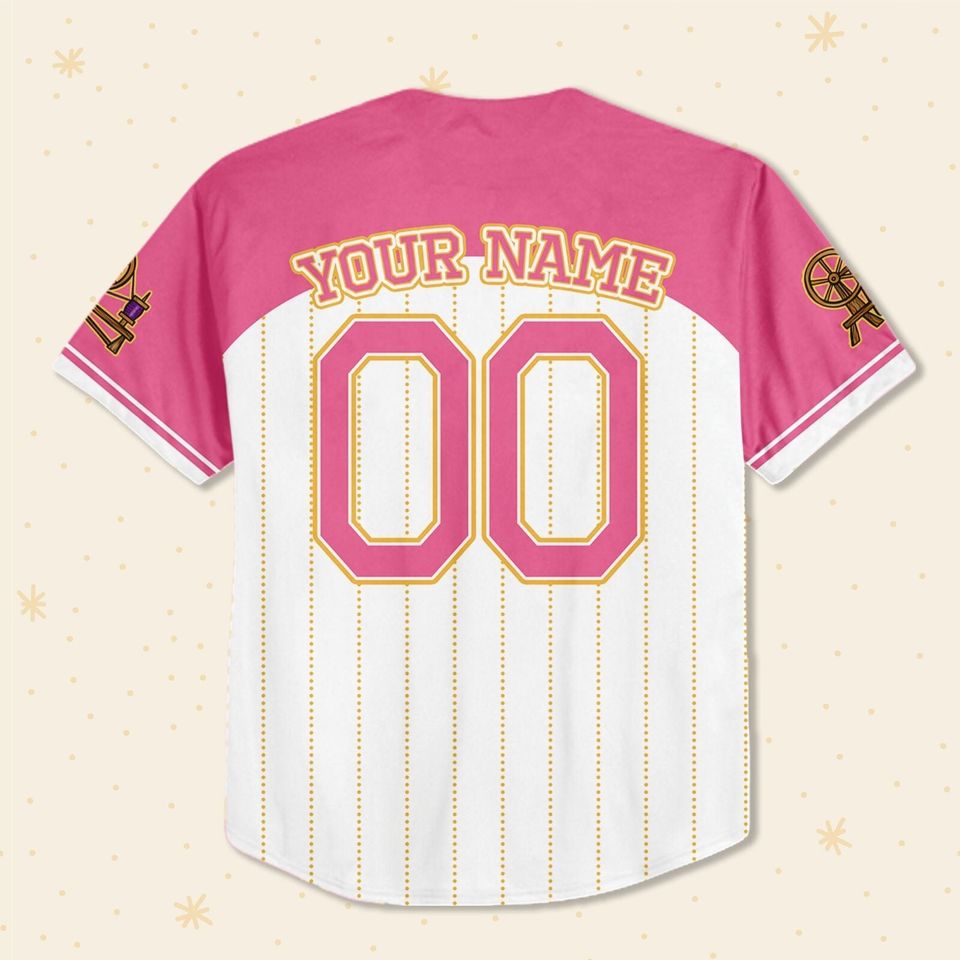 Custom Disney Princess Aurora Sleeping Beauty, Custom Kids, Baseball Jersey