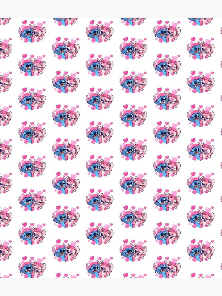 Stitch and angel Backpack, Cute Disney Lilo Stitch Backpack