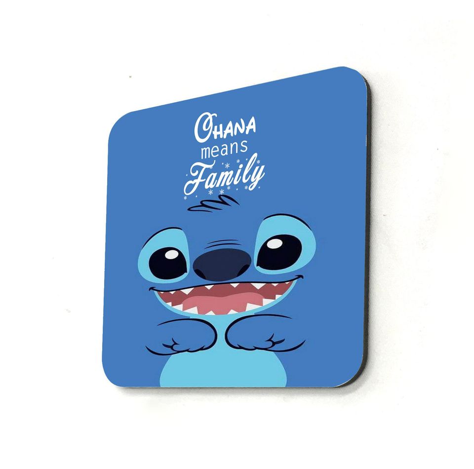 Disney Stitch, Ohana Means Family Coaster