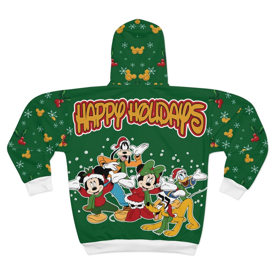 Disney Fab Five Happy Holidays 3D Hoodie