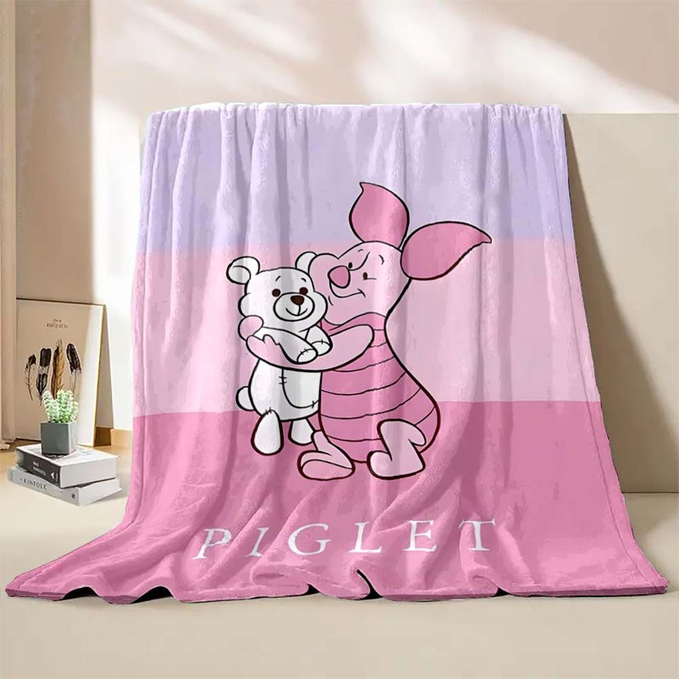 Disney Winnie The Pooh Piglet Print Blanket  Blanket