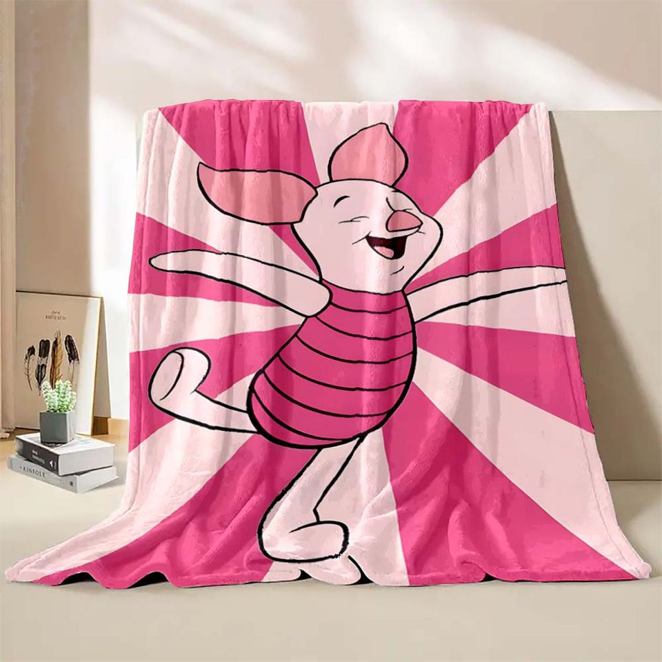 Disney Winnie The Pooh Piglet Print Blanket  Blanket