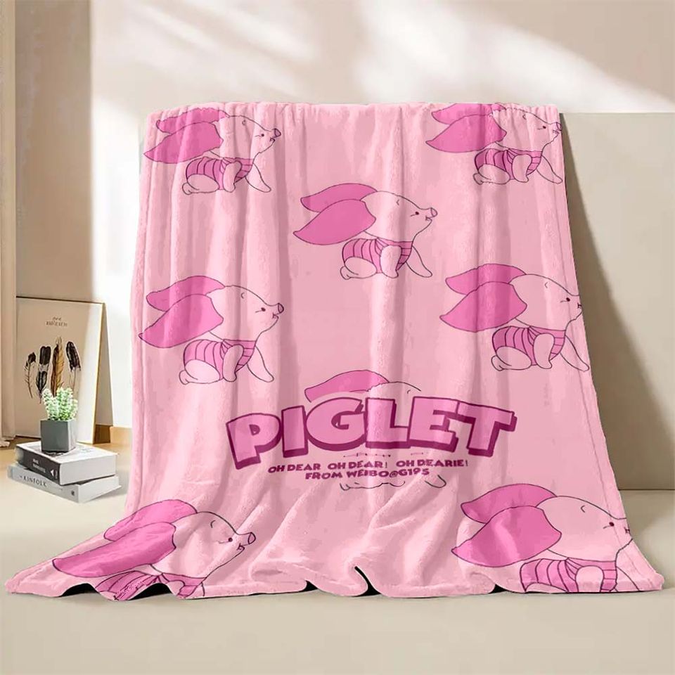 Disney Winnie The Pooh Piglet Print Blanket  Blanket