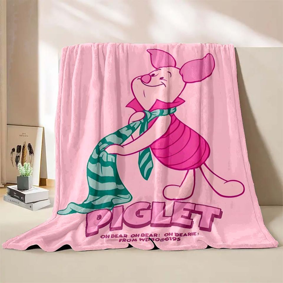 Disney Winnie The Pooh Piglet Print Blanket  Blanket