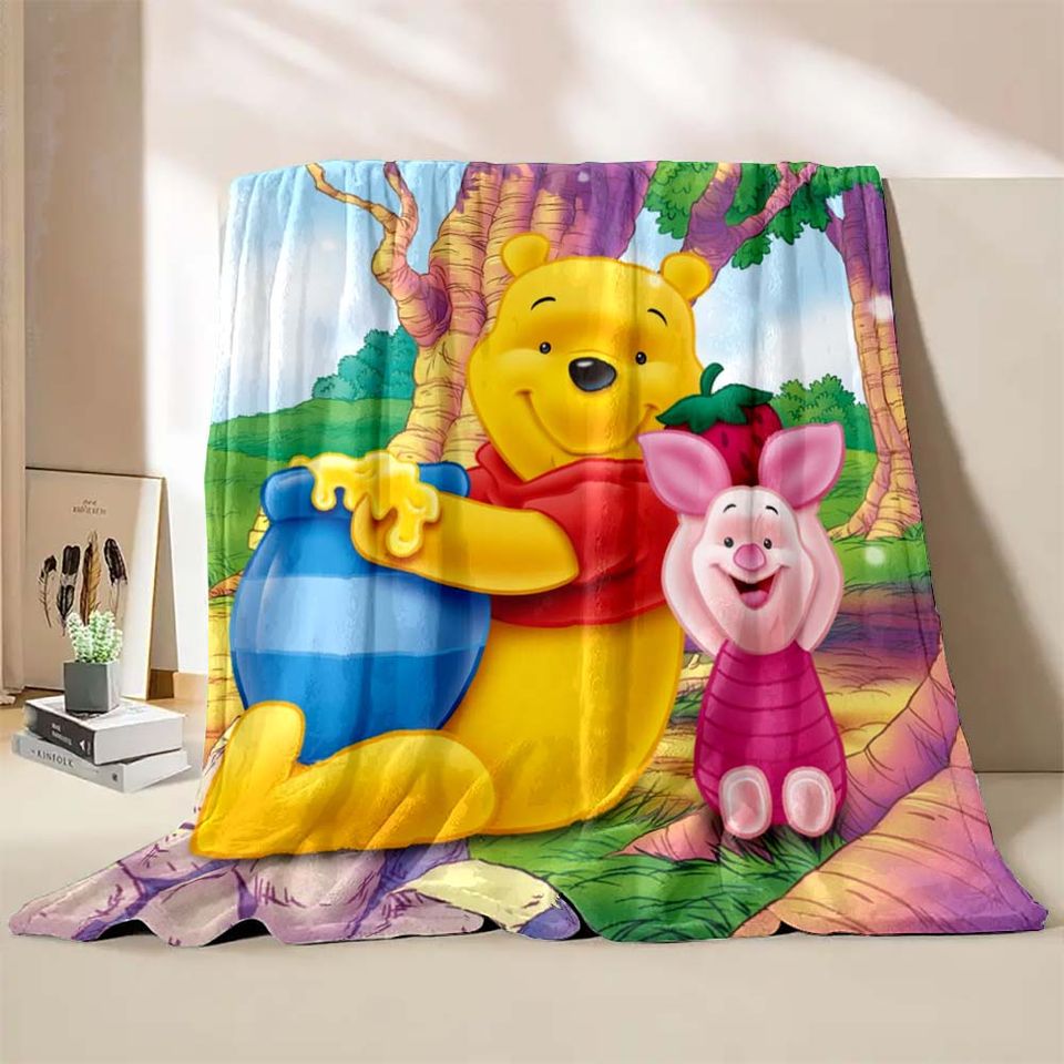 Disney Winnie The Pooh Piglet Print Blanket  Blanket