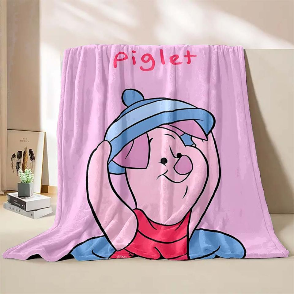 Disney Winnie The Pooh Piglet Print Blanket  Blanket