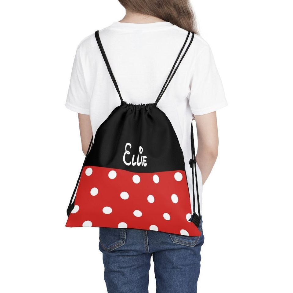Minnie Mouse Drawstring Bag, Disney Accessory