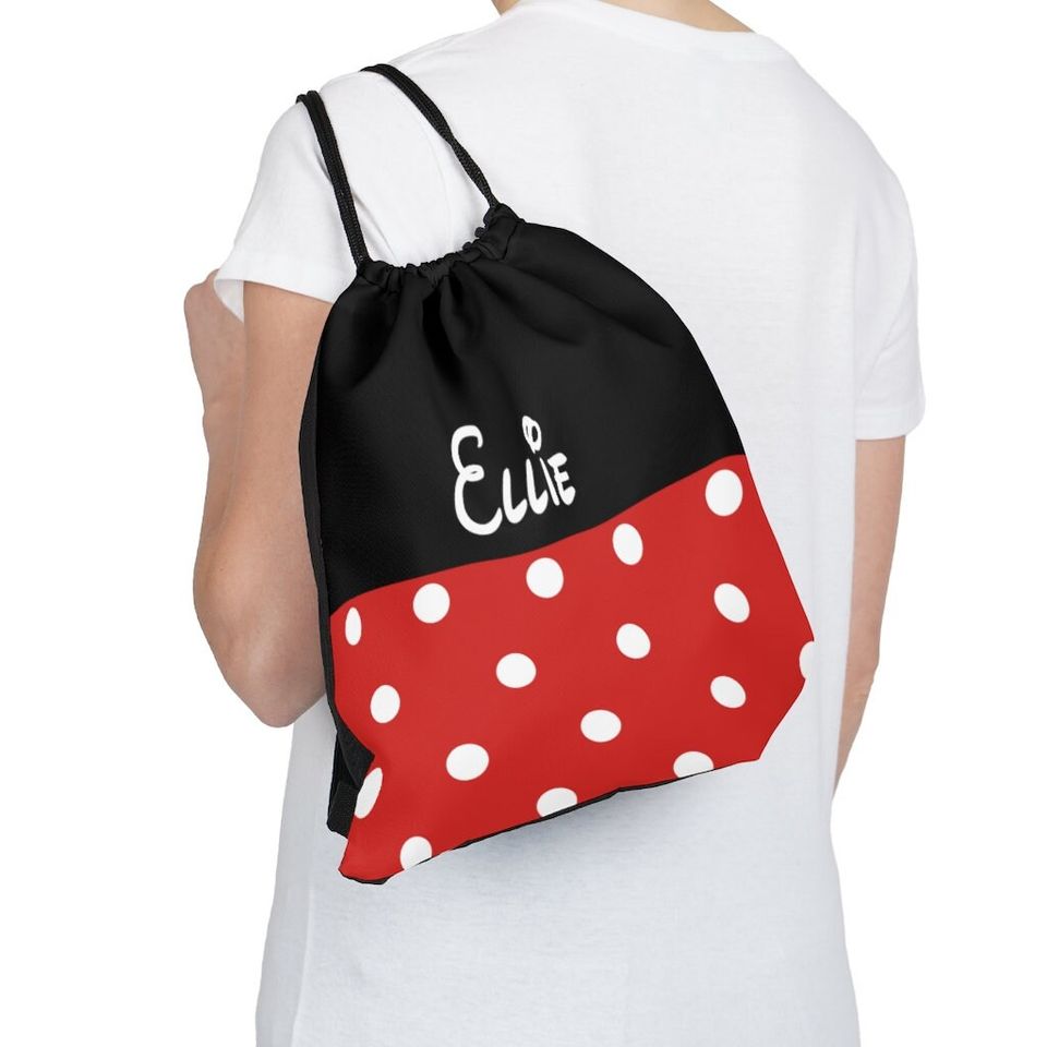 Minnie Mouse Drawstring Bag, Disney Accessory