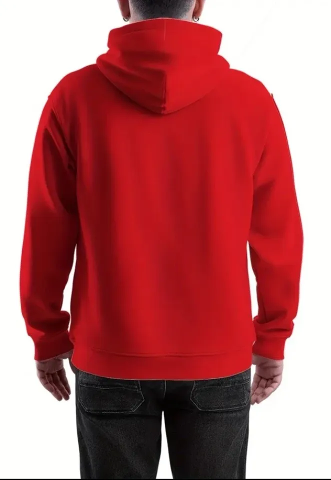 Marvel Deadpool Wolverine Movie 3D Graphic Pullover Hoodie Red Black White NEW