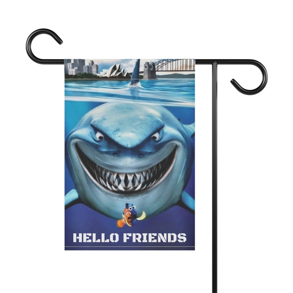 Disney Bruce, Dory and Marlin from the movie Finding Nemo Garden Flags