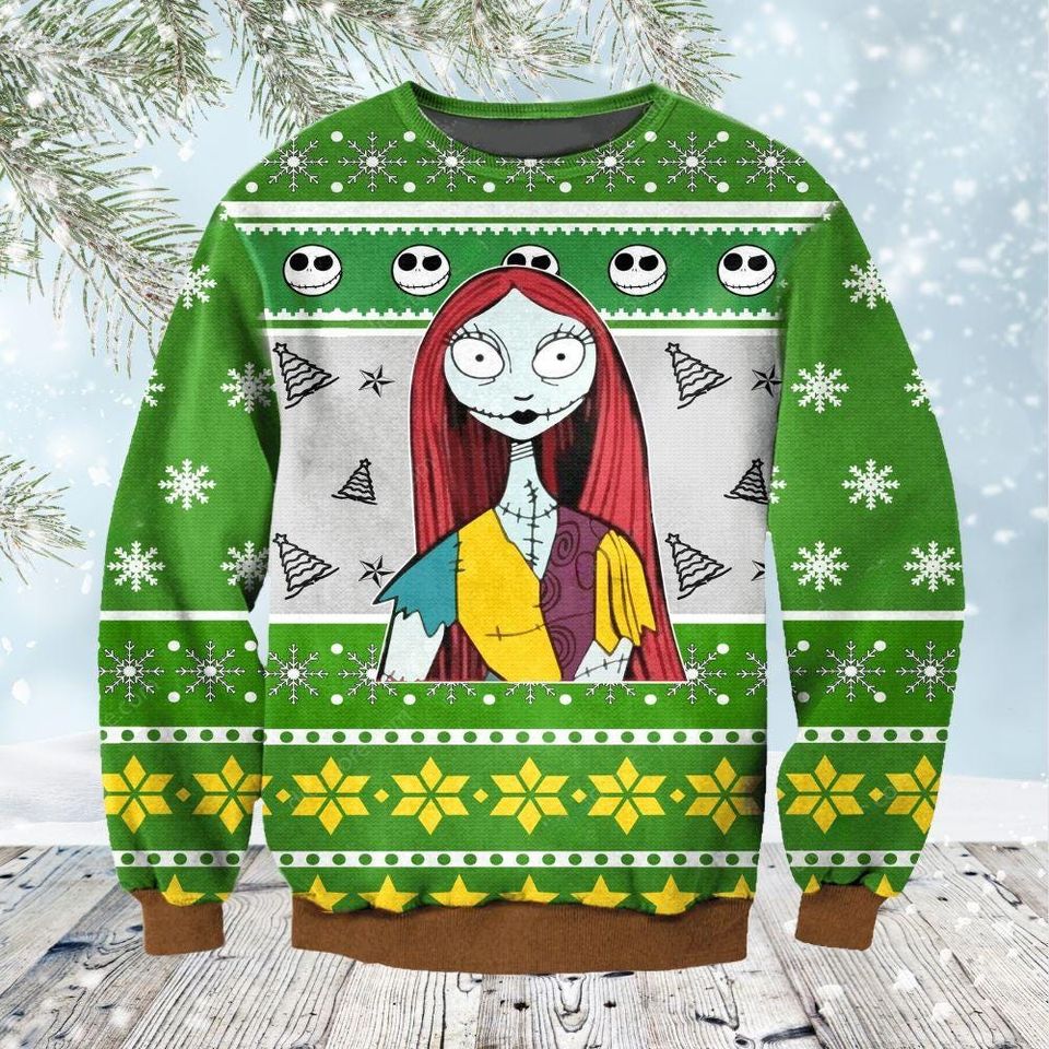 Halloween Disney Sally Ugly Sweater, Jack And Sally