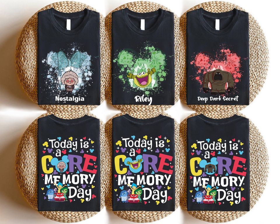 Disney Inside Out Shirt, Today Is A Core Memory Day T-Shirt, Pixar Inside Out