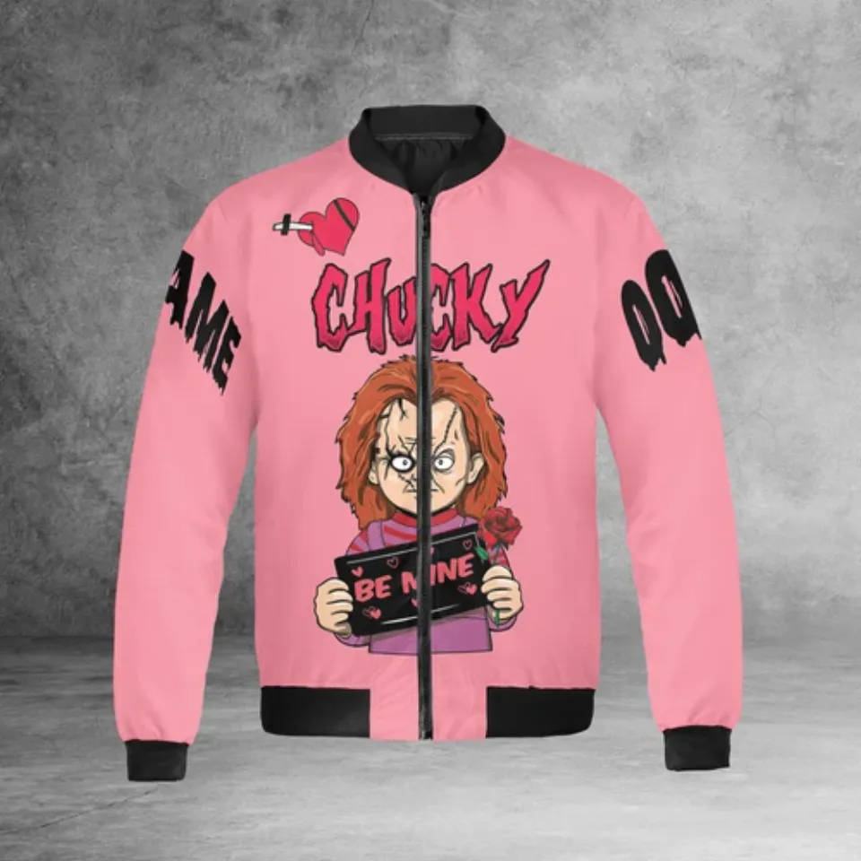 Personalized Chucky Doll I'd Kill For You Horror Valentine's Day Jacket