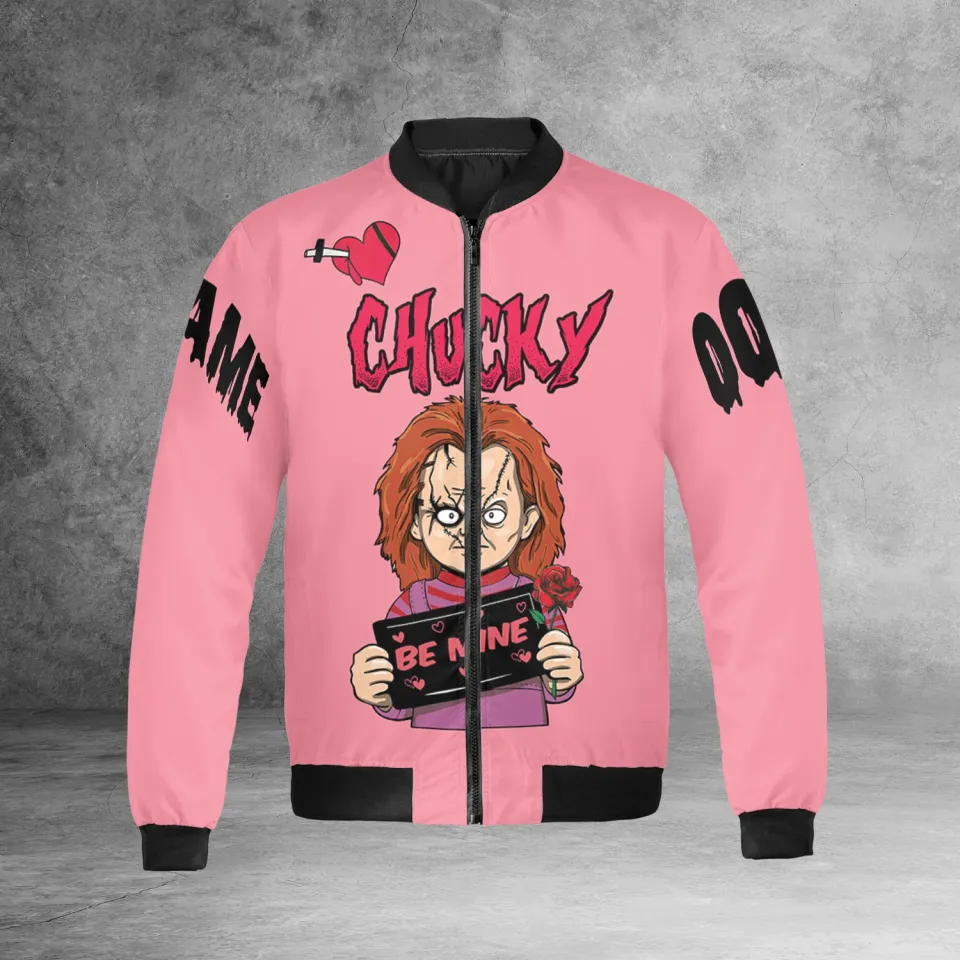 Personalized Chucky Doll I'd Kill For You Horror Valentine's Day Jacket