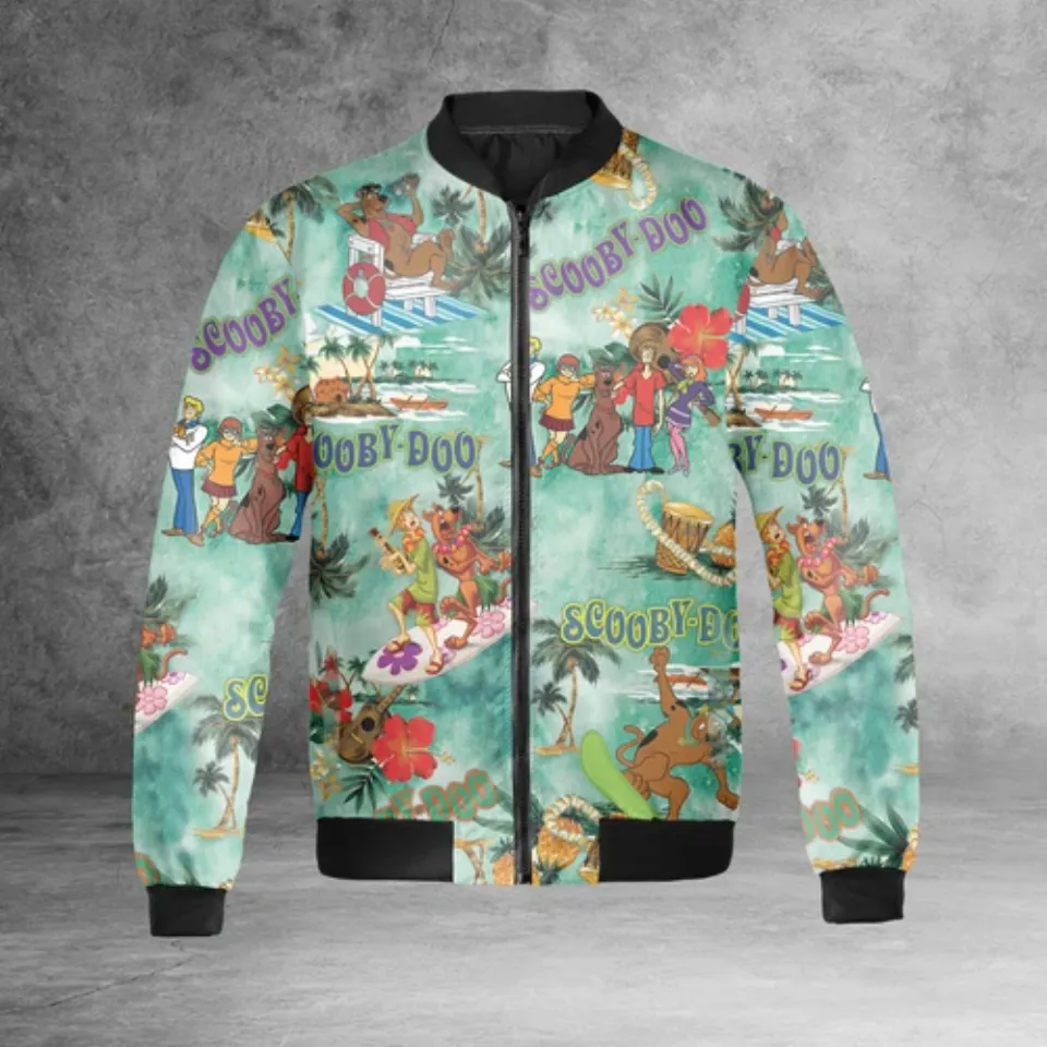 Scooby Doo Friends Surfing Summer Tropical Scooby Doo Lovers Jacket