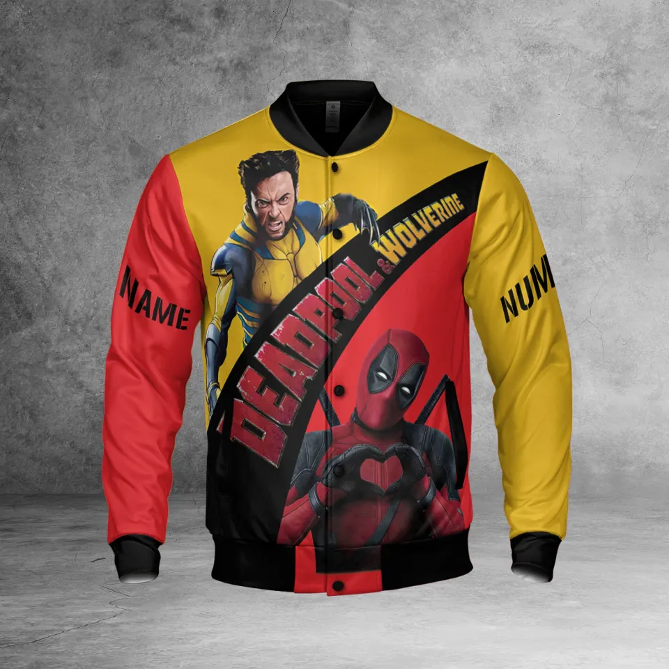 Personalized Deadpool And Wolverine Let's F*cking Deadpool 3 Superheroes Jacket