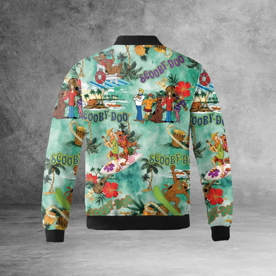 Scooby Doo Friends Surfing Summer Tropical Scooby Doo Lovers Jacket
