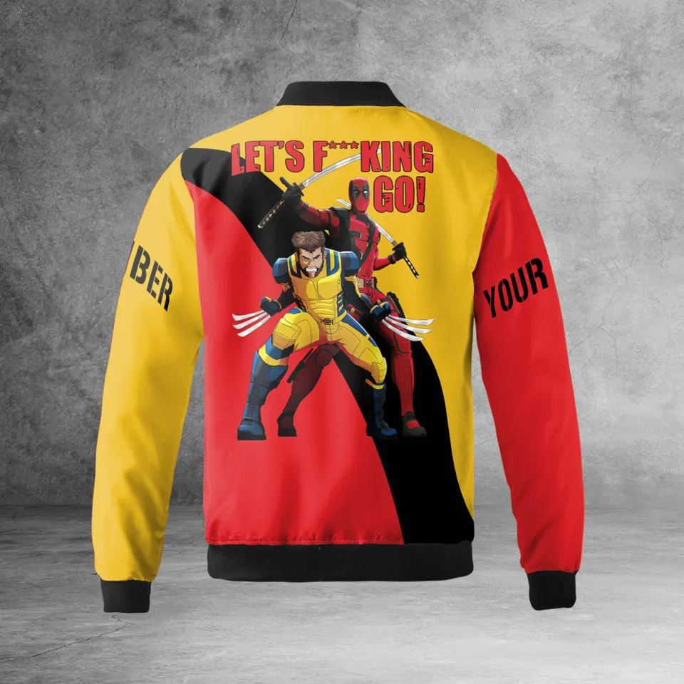 Personalized Deadpool And Wolverine Let's F*cking Deadpool 3 Superheroes Jacket