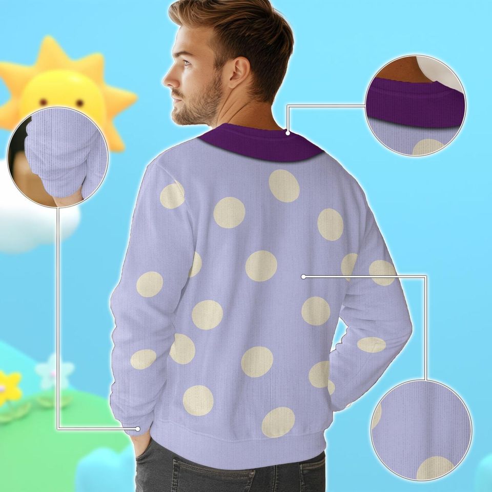 Christmas Inside Out Envy Cosplay Ugly Sweater, Disney Inside Out 2 Sweater, Holiday Cosplay Sweater