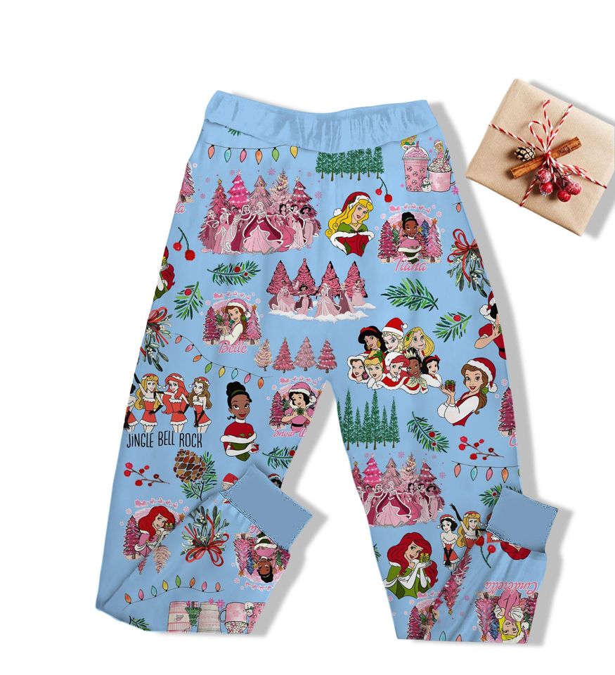 Disney Princess Character Christmas Shirt, Princess