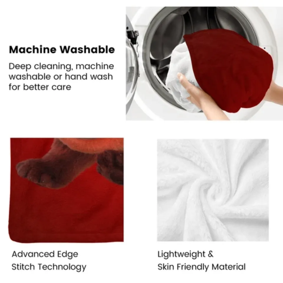 Turning Red Blanket Soft Bed Sofa Couch Birthday Gift for Kids