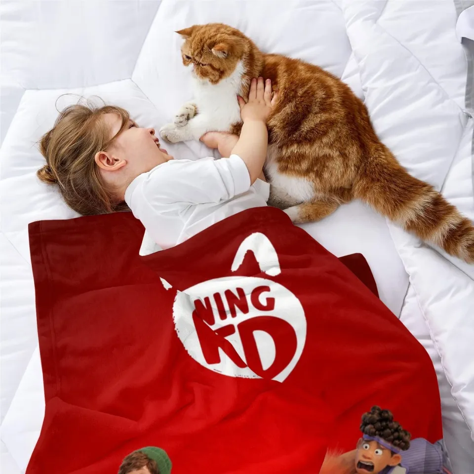 Turning Red Blanket Soft Bed Sofa Couch Birthday Gift for Kids