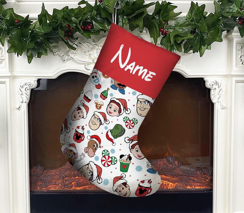 Personalized Disney Toy Story Christmas Stocking, Toy Story Land Gift