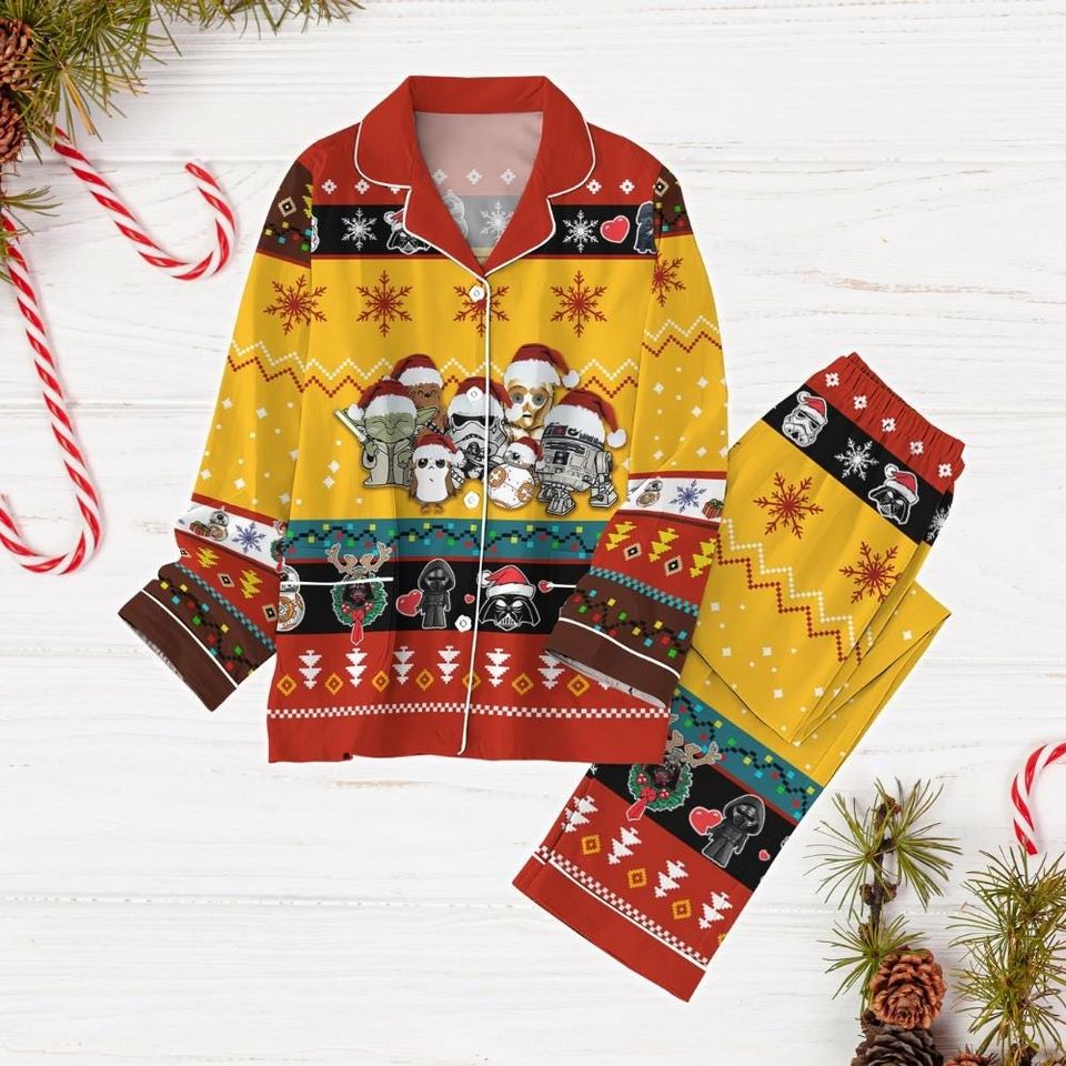 Christmas Star Wars Pajamas Set, Disney Star Wars Pajamas