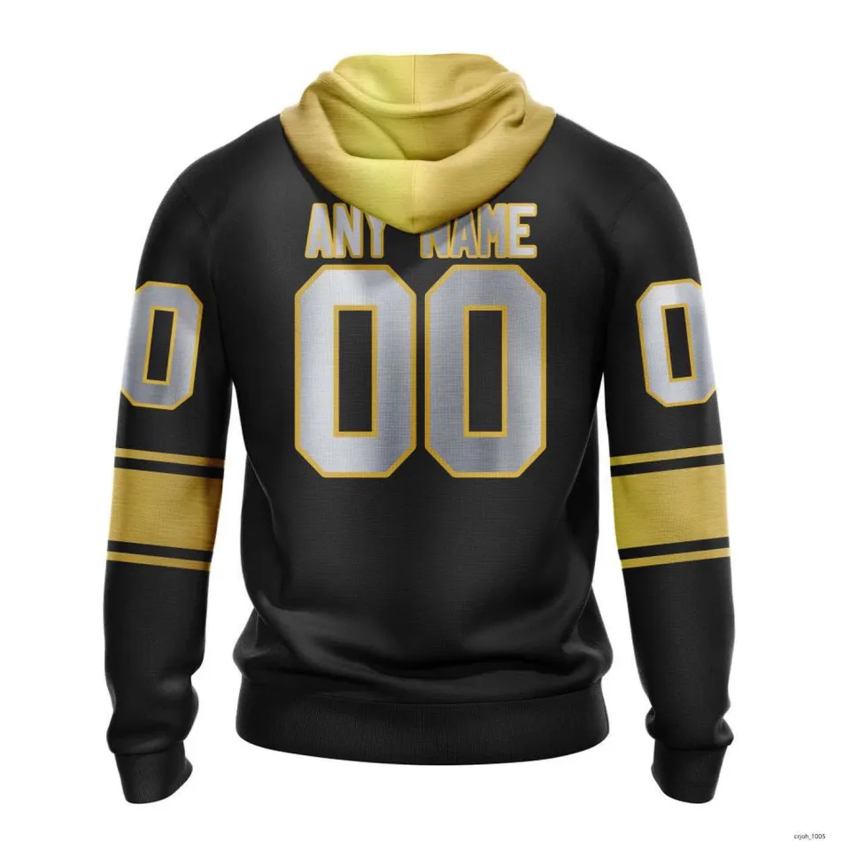 Personalize St. Louis Blues Special Black And Gold Hoodie