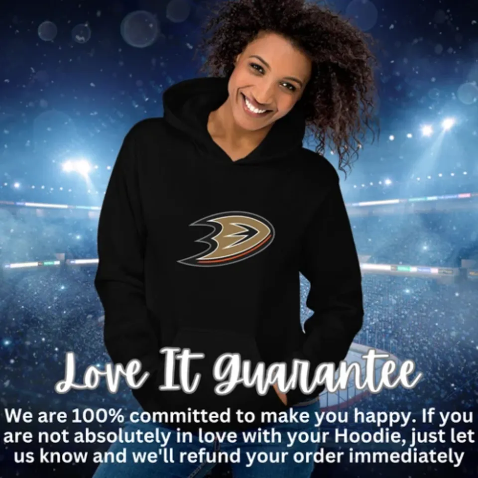 Classic Anaheim Ducks Pullover Hoodie, Ice Hockey Fan Gear