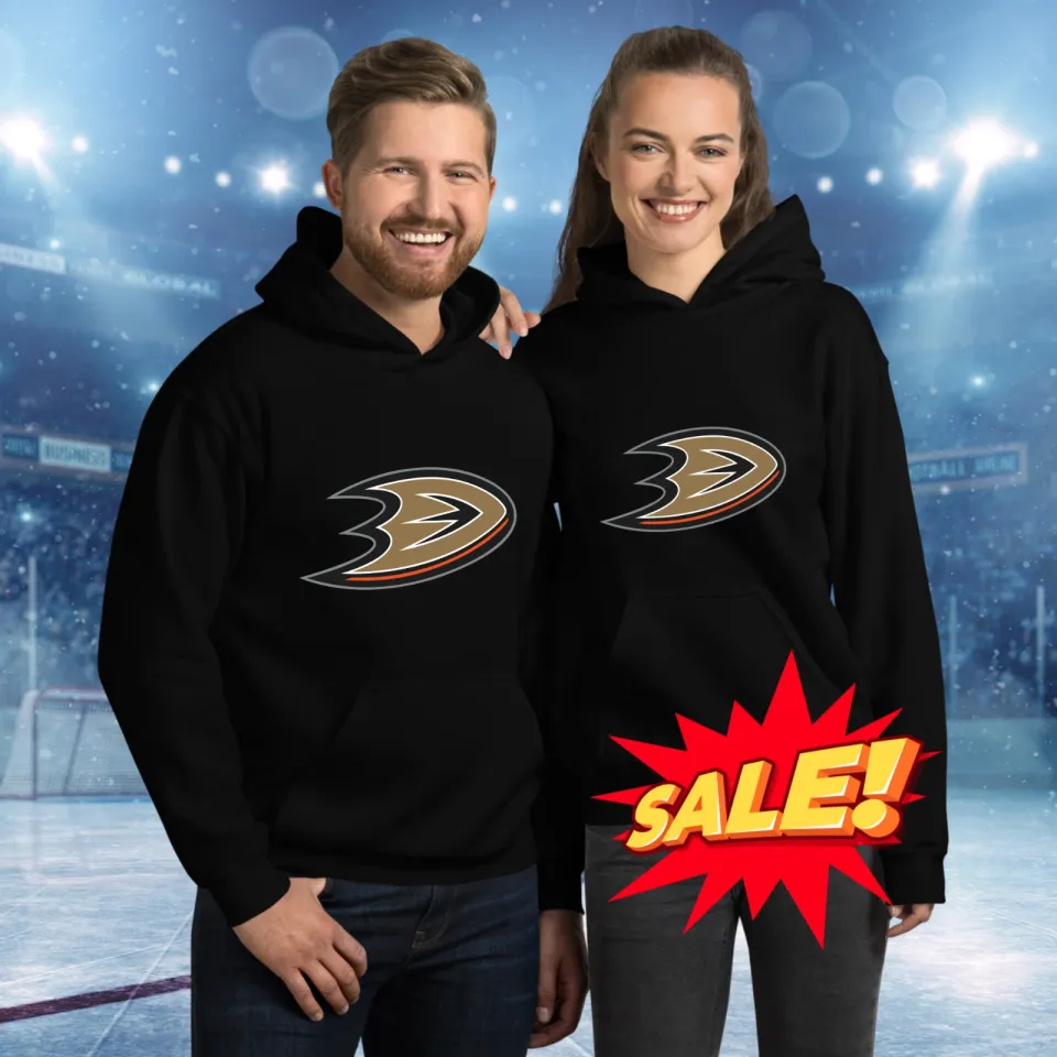 Classic Anaheim Ducks Pullover Hoodie, Ice Hockey Fan Gear