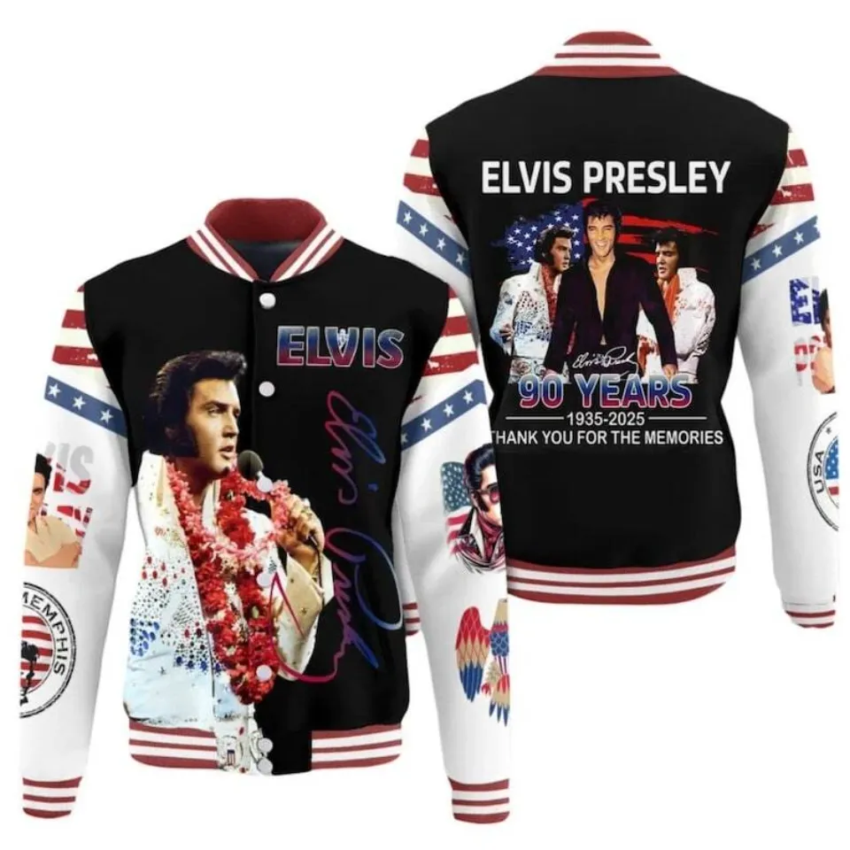 Elvis Presley Jacket, Elvis Presley 1935 2025 Baseball Jacket