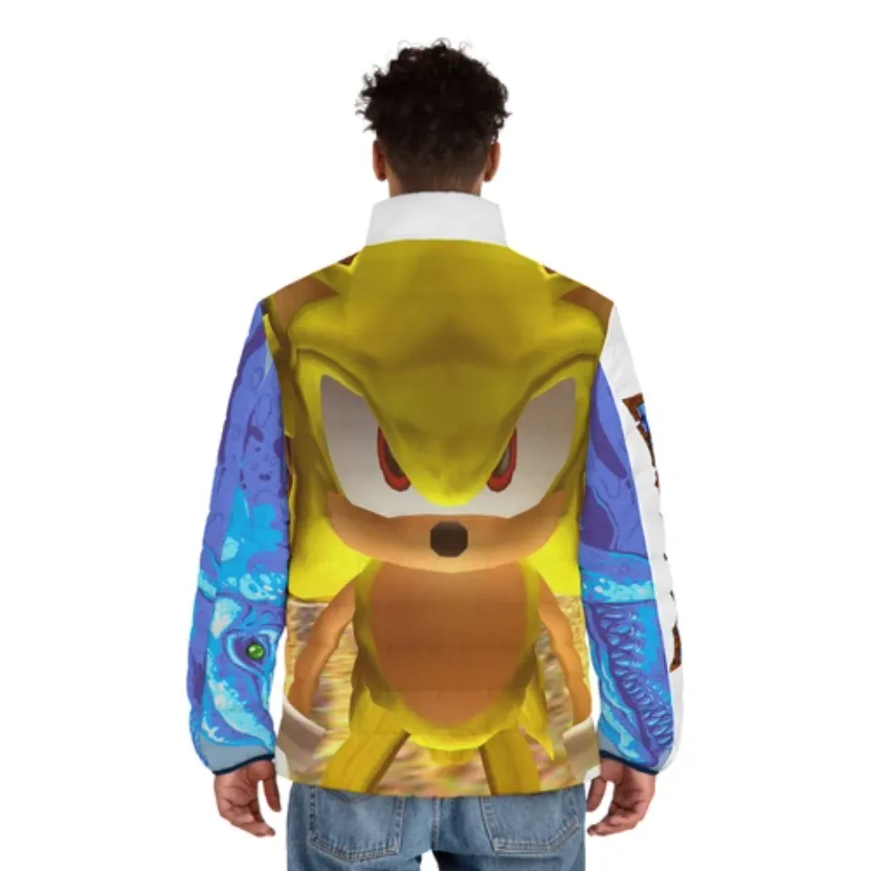 Sonic the Hedgehog Men's Puffer Jacket (AOP)