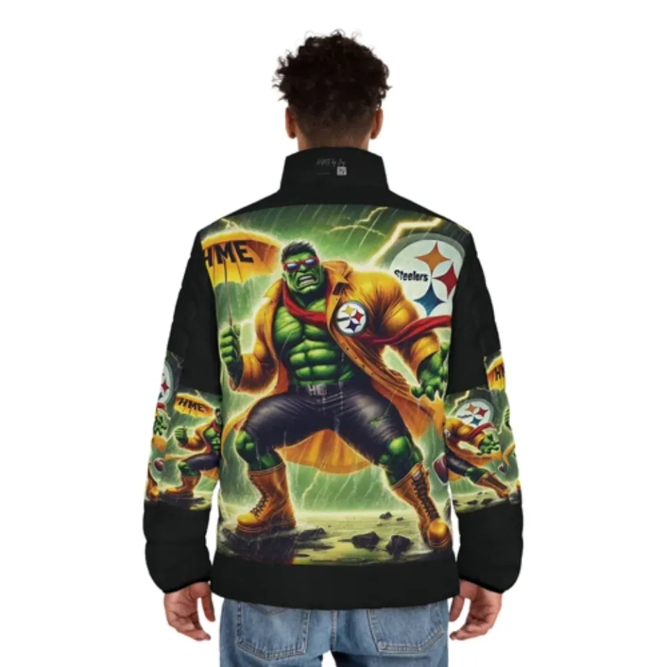 Men's Jacket - Pittsburgh Steeler Hulk Fusion Design