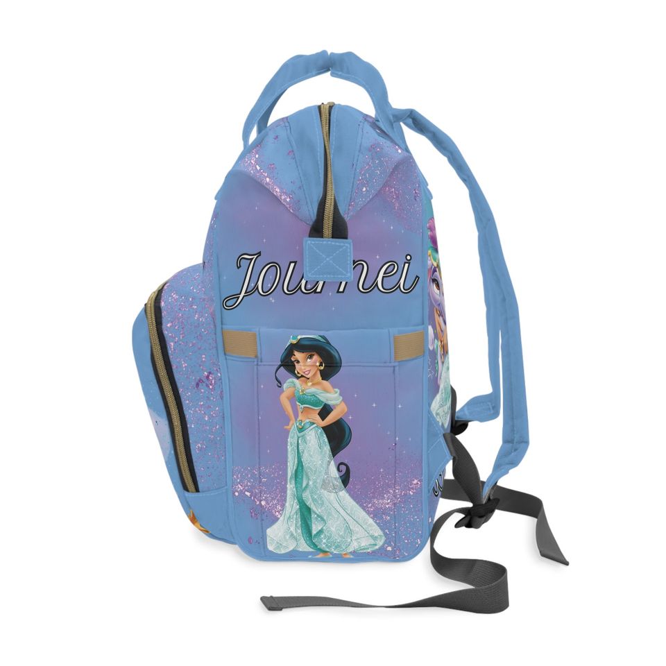 Custom Aladdin & Jasmine (Journei) Diaper Backpack